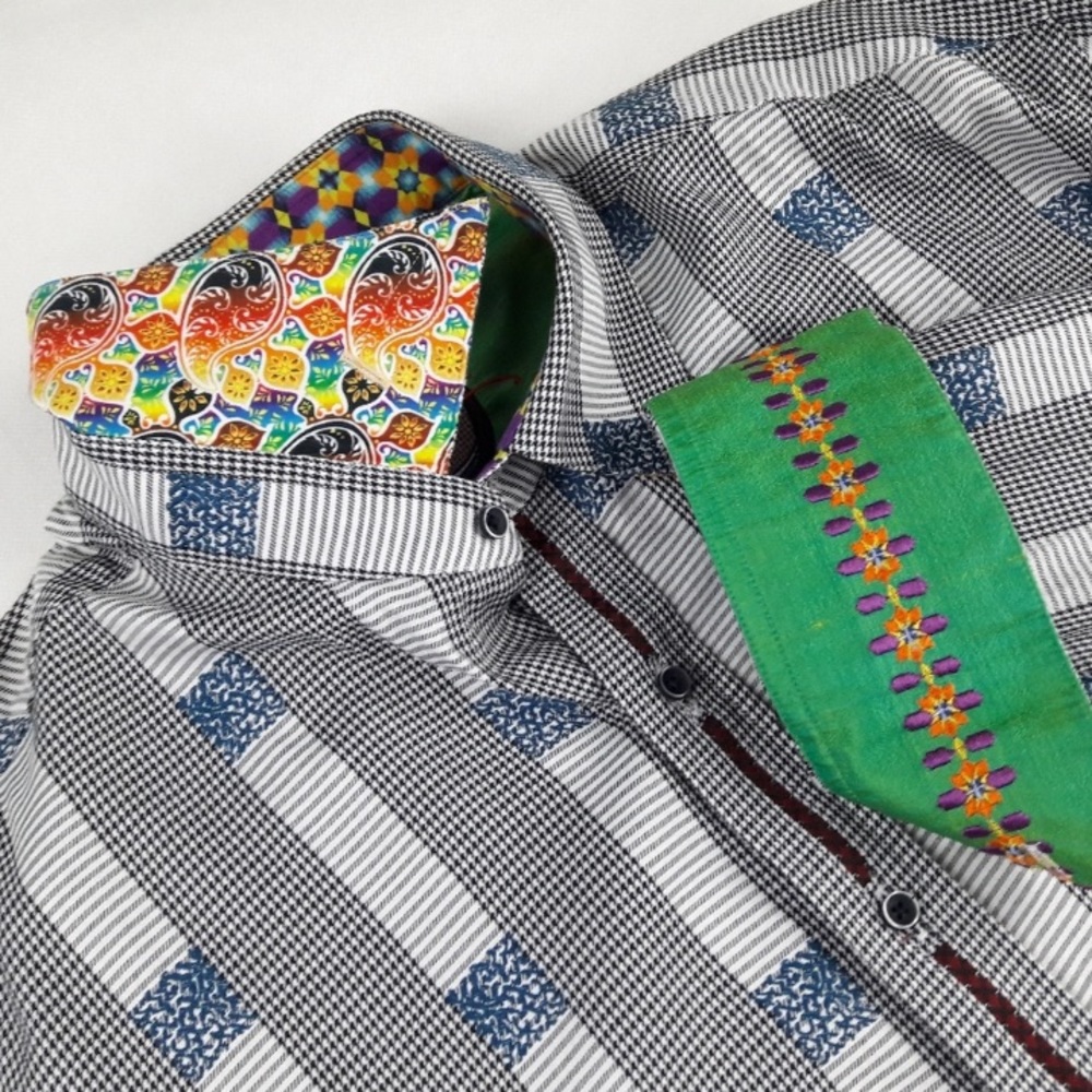 Robert Graham dress shirt, XXL, mint